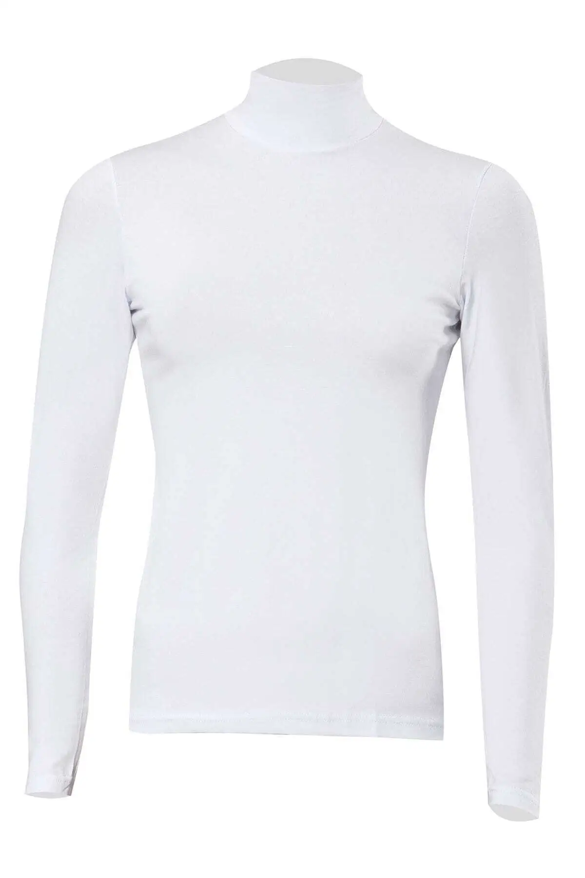 

Women's Bodysuit White Turtleneck Long Sleeve Fit Fit Rompers Jumpsuits Sexy Sheath Skinny Summer Streetwear Outfits Overalls
