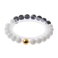 fashion natura stone beads bracelet healing balance prayer natural stone yoga bracelet for men women