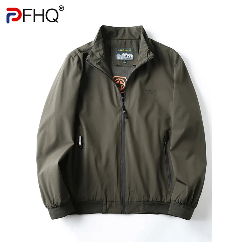 

PFHQ 2023 стильная Осенняя уличная модная куртка оригинальная Мужская быстросохнущая одежда ветровка высокого качества роскошное пальто 21Q2003