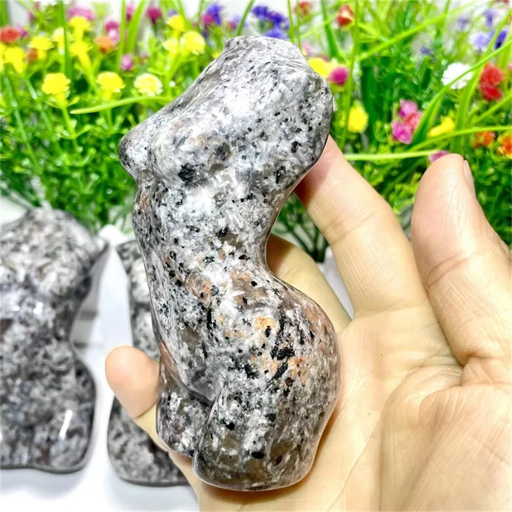 Кристаллы резные ручные поделки Yooperlite женское тело для украшения дома