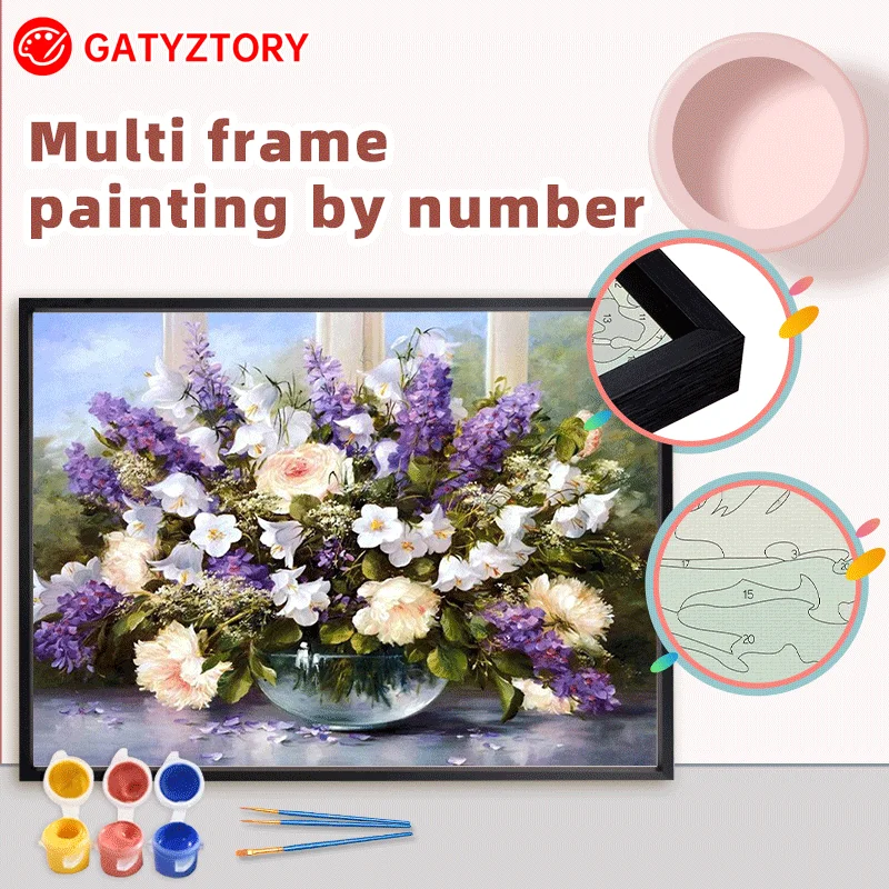 

Набор для рисования по номерам на алюминиевой раме, 60 х75 см