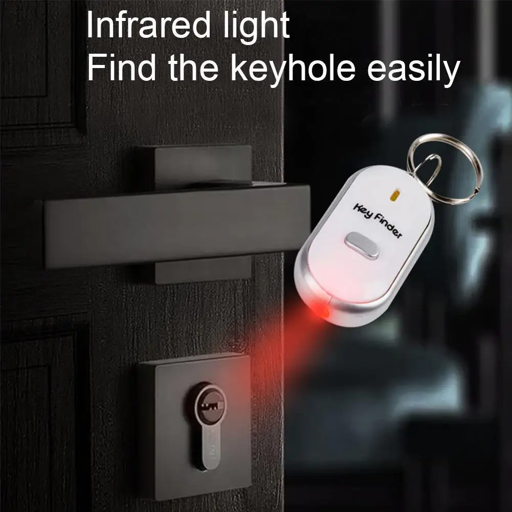 

Portable Personal Locator Wireless Whistle Key Finder Anti-lost Key Audio Sensor Device Wireless Keychain Home Suppiles