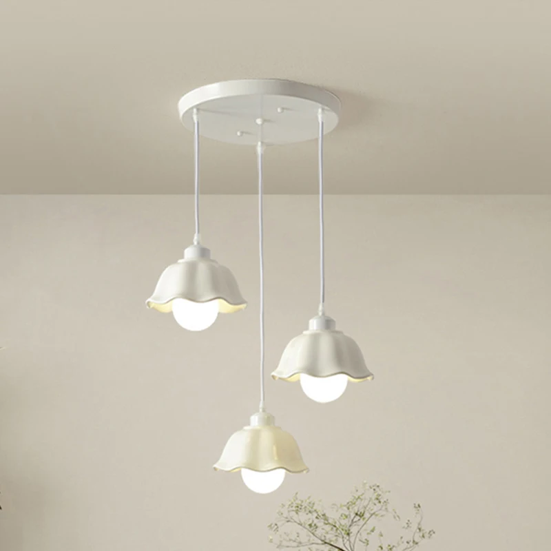 

White Simple Pendant Lights island light for Restaurant Dining Table Chandeliers Nordic Minimalist ceiling light home decoration