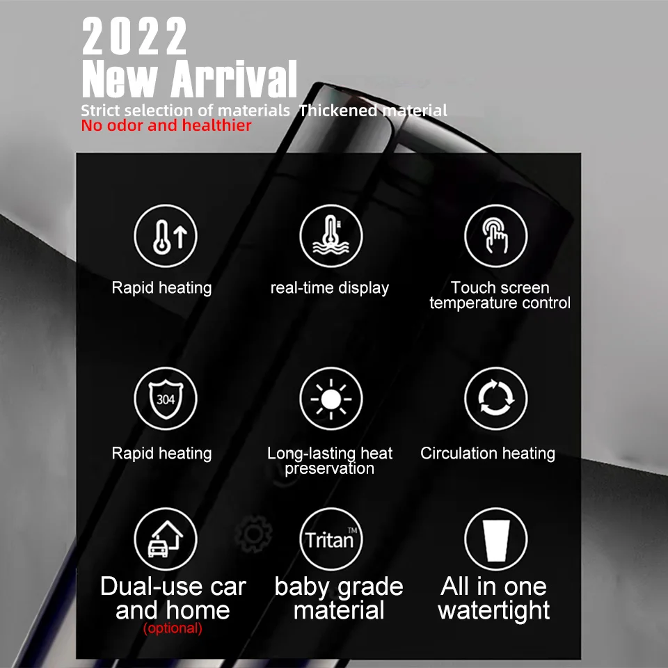 Подогреватель автомобильный из нержавеющей стали 12 В 24