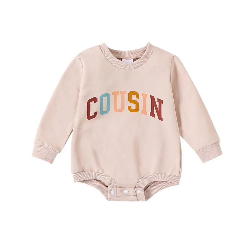 

Honganda Kids Toddler Baby Girl Cousin Matching Sweatshirt Long Sleeve Crewneck Pullover Tops Fall Winter Clothes
