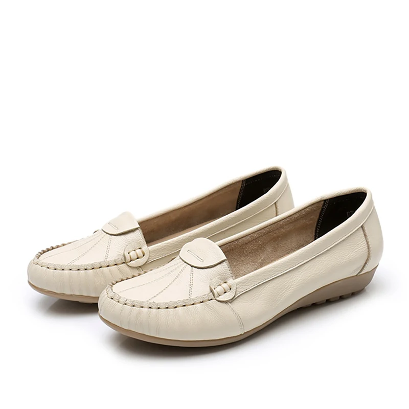 Офисные женские туфли TRAF цвета слоновой кости сандалии с закрытым носком и