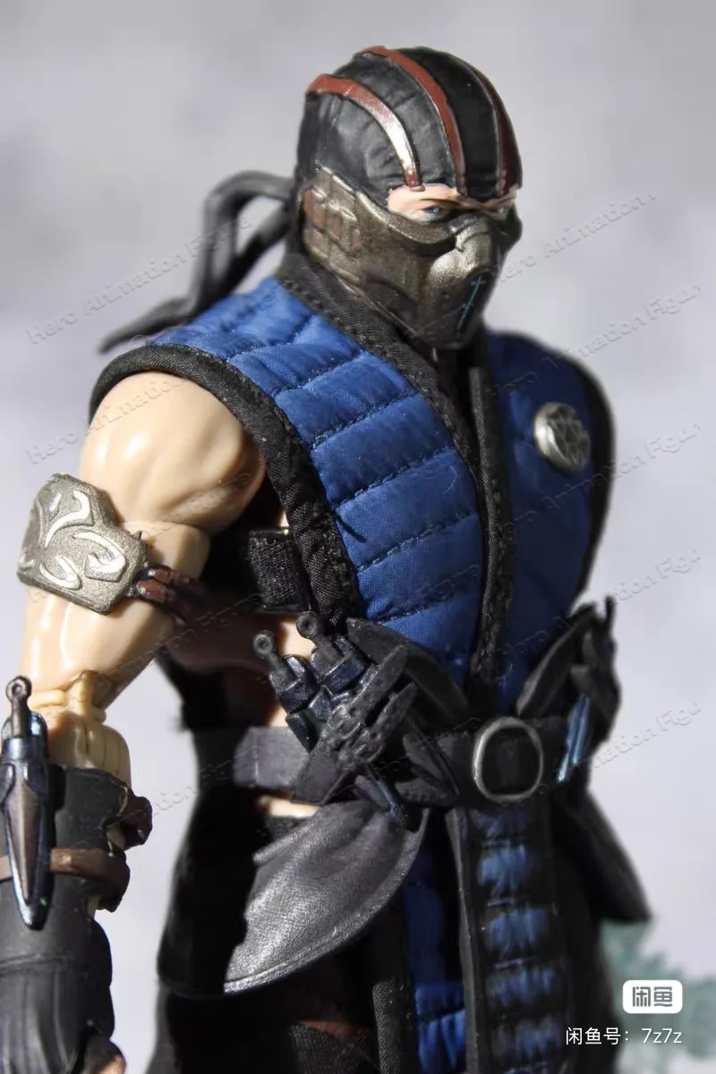Фото НОВАЯ Оригинальная фигурка JM Toys Mortal Kombat Sub-Zero, классическое переиздание, коллекционная модель, подарок для коллекционеров №5