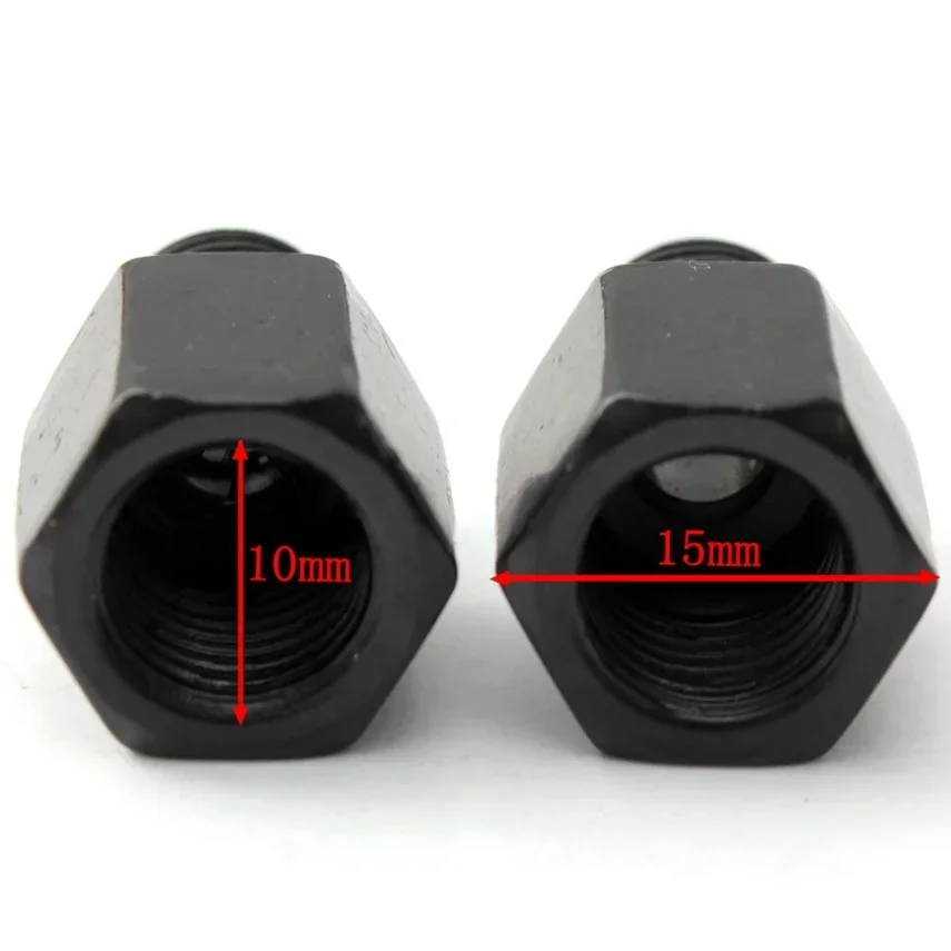 Motorcycle 8MM M8 10MM M10 Rearview Mirrors Adapters Right Left Hand Thread Clockwise Anti-clock Conversion Bolt Screws