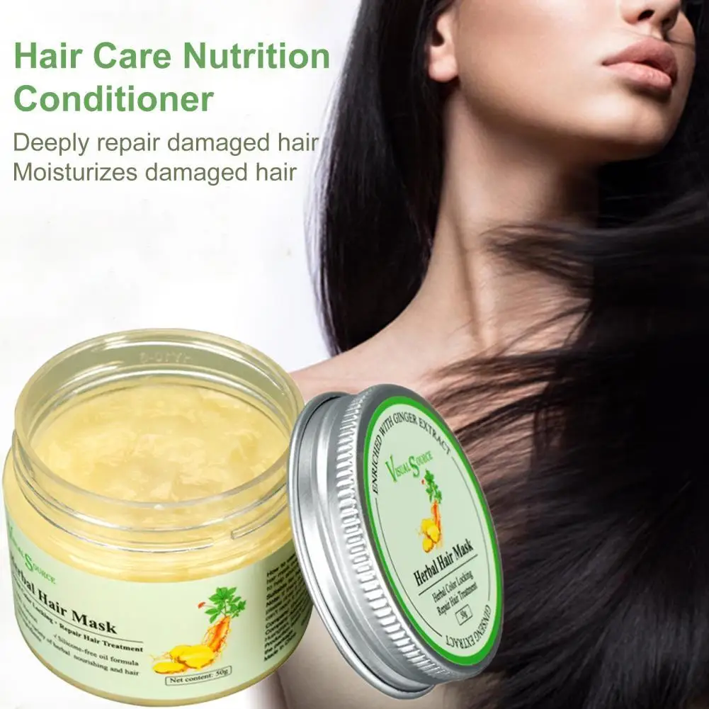 

50g Nutritious Conditioner Universal Reused Convenient Lightweight Deep Penetration Herbal Hair Care Masque For Women