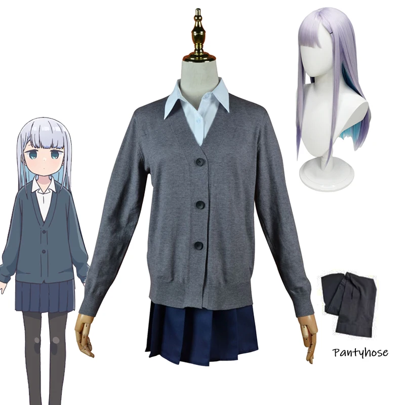 

Anime Aharen San Wa Hakarenai Cosplay Aharen Reina Costumes JK Uniform Full Set Halloween Cosplay Costume Carnival Cos Wig