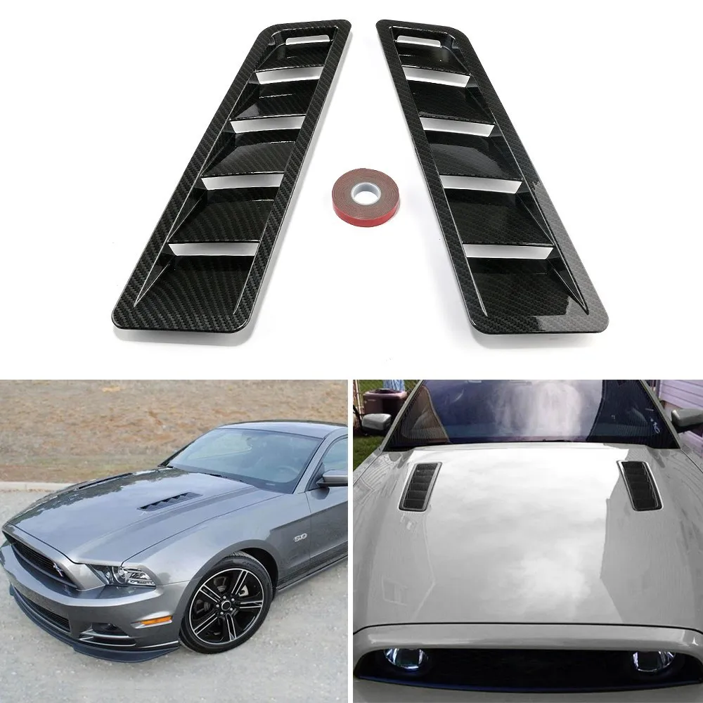 2 шт. Универсальный Автомобильный капот Овальный Стайлинг решетка