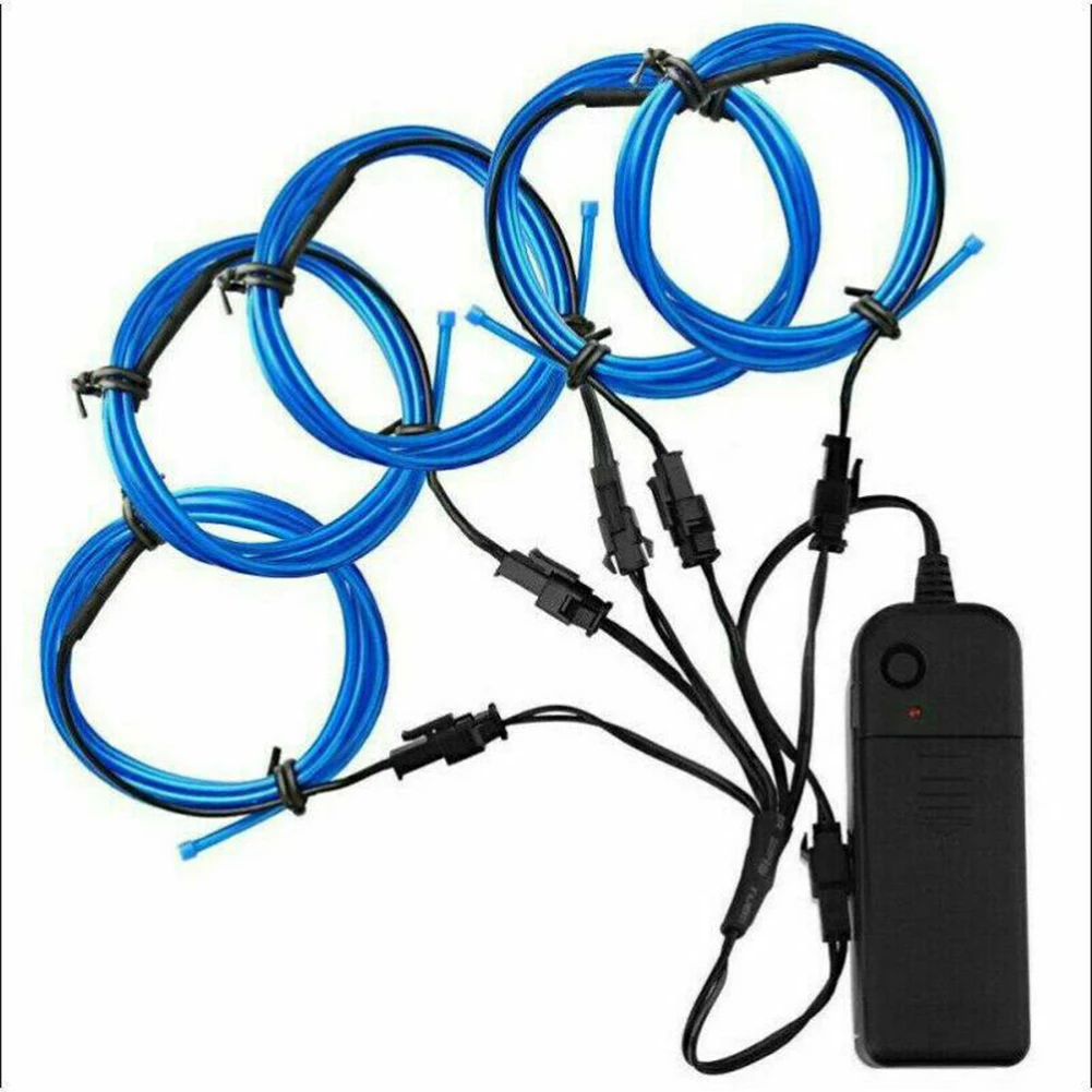 

Wire LED Light Glow EL Wire G4 Porcelain Head Pink Blue Cable Length 13cm+ Ceramic Head Transparent Blue White