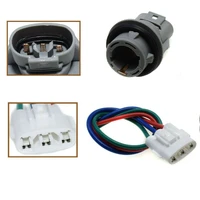 front turn signal light socket connector harness w 3 wire kit for honda civic car accessories high quality lamp bases