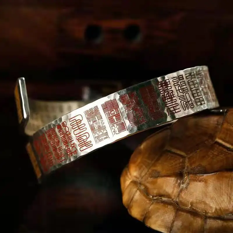 Vintage Unisex Open Bracelet Men's Fashion Hip Hop Bracelet Party Jewelry Accessories Gift