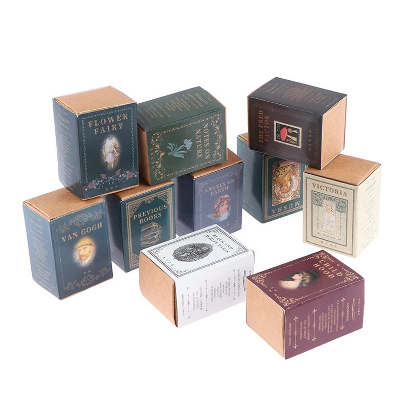 

100 шт./коробка, крафт-бумага для скрапбукинга