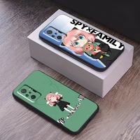 spy%c3%97family anime phone case for xiaomi redmi 9 9t 9i 9at 9a 9c 10s note 9 10 pro max 5g carcasa funda back silicone cover