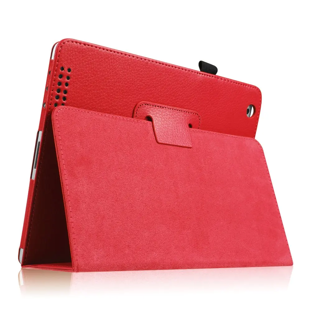 PU Leather Cover For iPad 2 Case Model A1395 A1396 A1397 Folio Flip for Capa iPad 2 3 4 Stand Pencil Holder Case Slim Fit Tablet