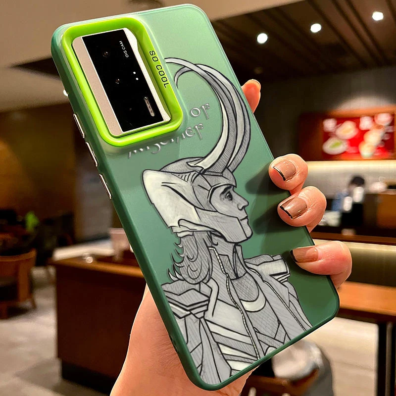 Loki Модный милый чехол для телефона Xiaomi Mi 13T 12T 11 POCO M5S M3 M2 C51 C50 X3 F4 F3 GT NFC Pro