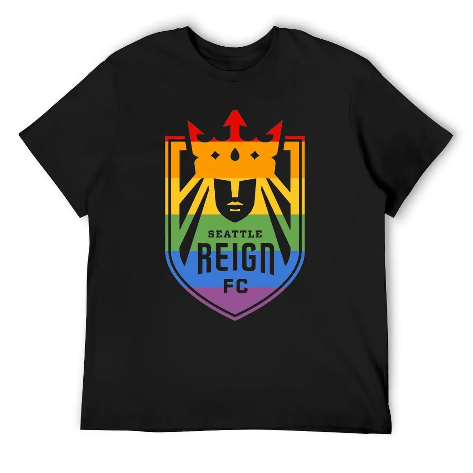 Футболка Seattle Reign FC Pride топы винтажная одежда с графикой корейская модная мужская