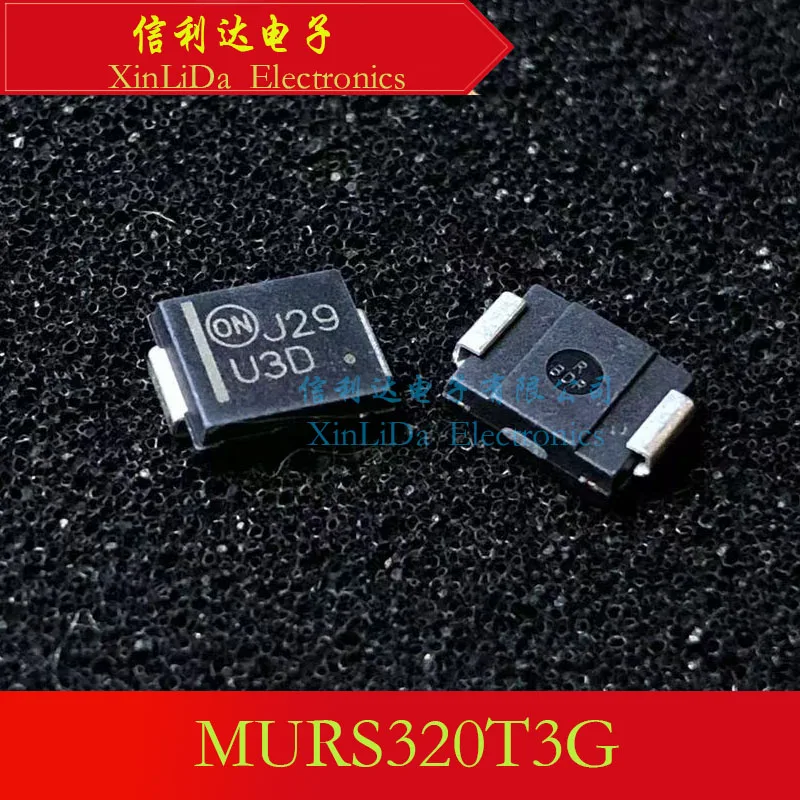 Общий диод MURS320T3G MURS320 с маркировочным кодом U3D SMC, новый и оригинальный