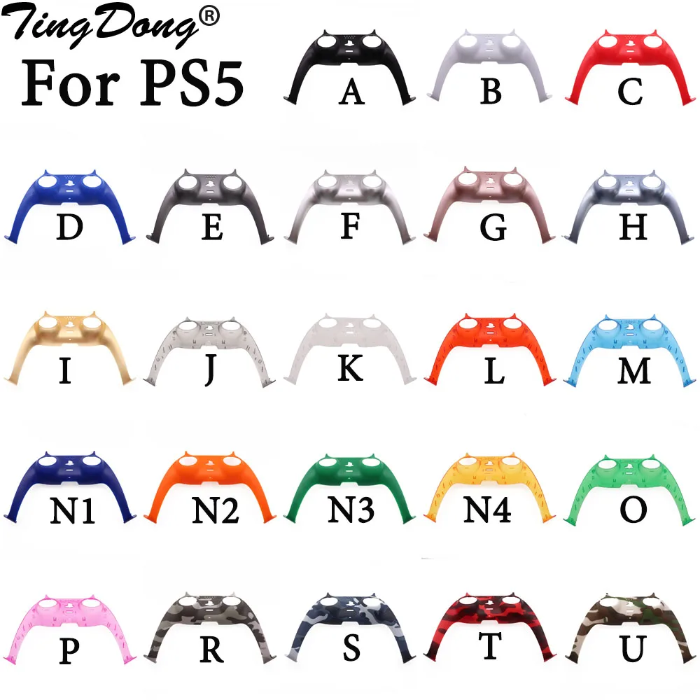 

TingDong 10PCS For PS5 Gamepad Decorative Strip Replacement Shell Cover Decoration Strip For DualSense 5 PS5 Controller