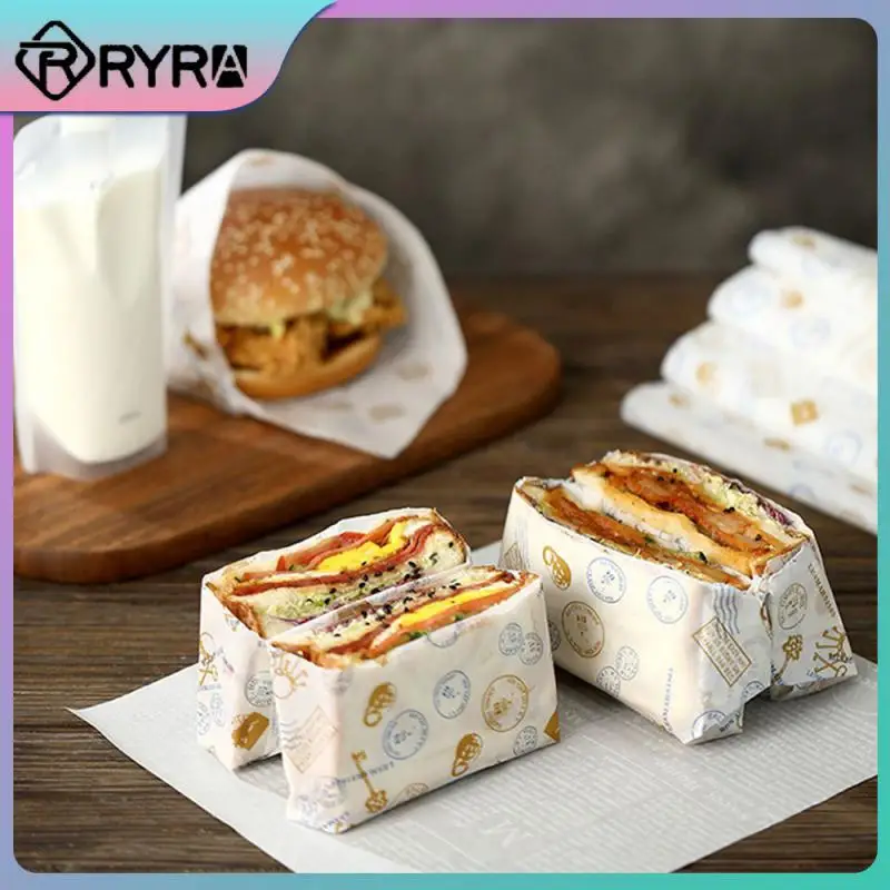 

Food Wrapper Paper High Temperature Resistant Environmental Protection Baking Tools Reusable Home Fast Food Bread Oilpaper