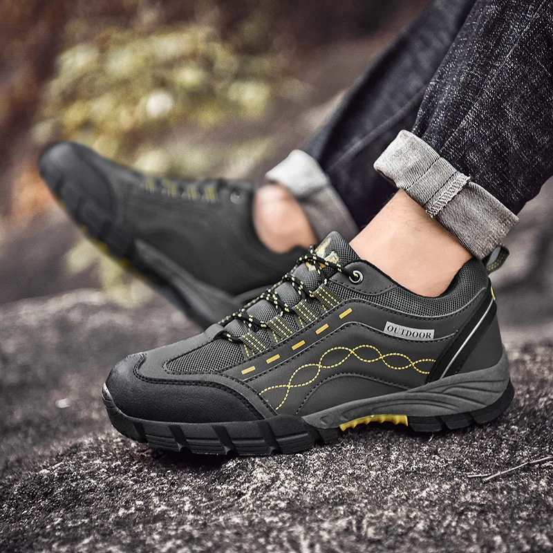 

Large Size Casual Shoes Men Outdoor Flat Shoes Autumn Winter Classic Leather Sport Footwear Designer Shoes Men mn