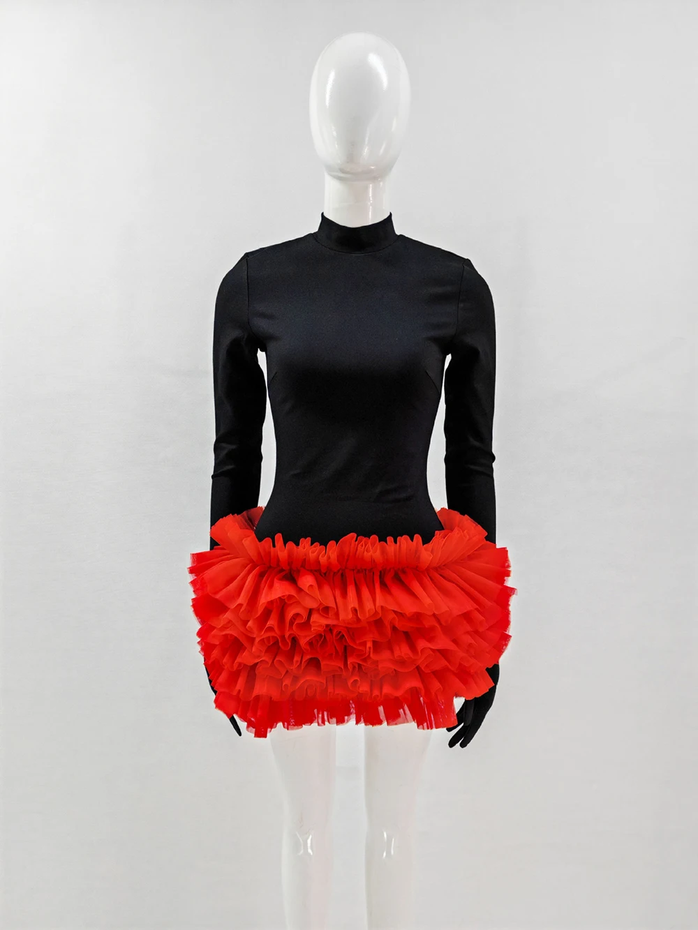 Modphy женское многослойное облегающее платье с рюшами по краям дизайн