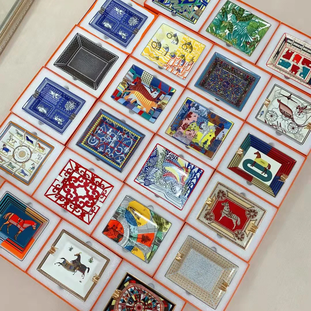 

bone china ashtray storage tray