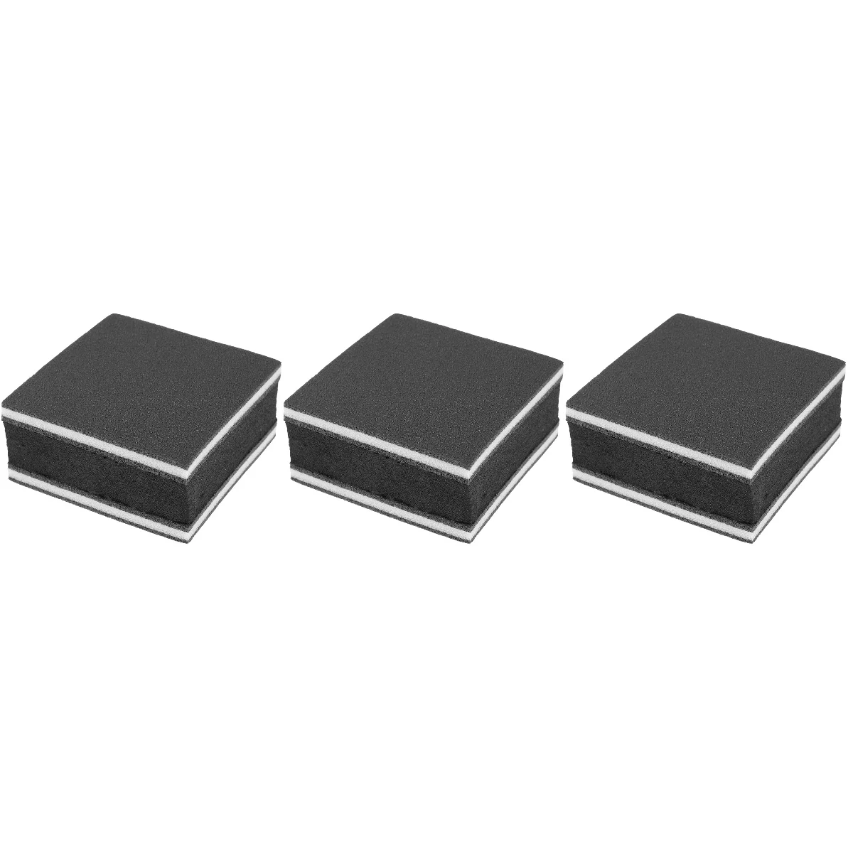 

3pcs Acoustic Pad Practical Sound Absorbing Mat Soundproof Shockproof Pad