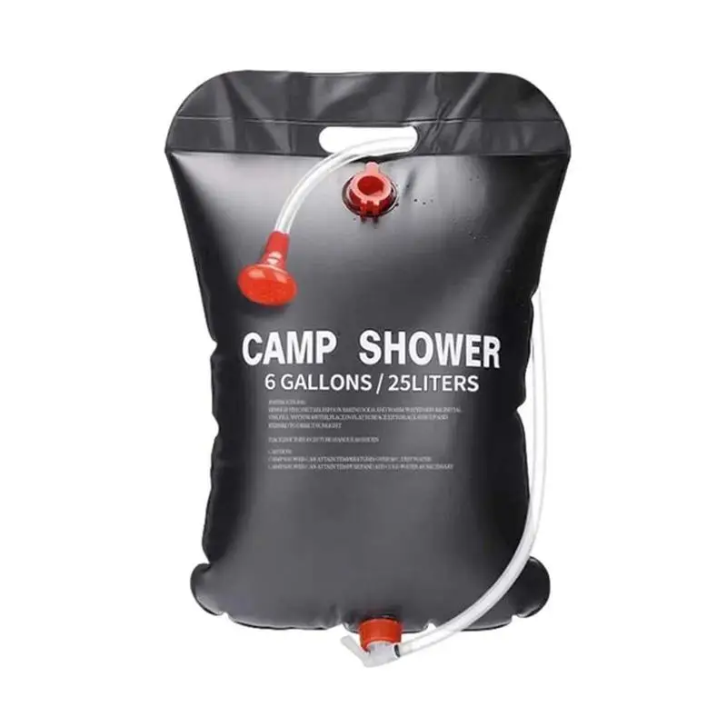 

Solar Shower Reusable Solar Shower Bag With Switchable Shower Head Leakproof Solar Camping Shower Bag Traveling Supplies