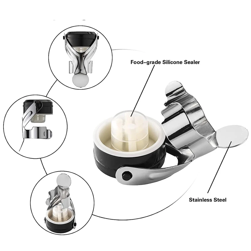 Пробки для бутылок цвета шампанского и вина нержавеющая сталь герметичные