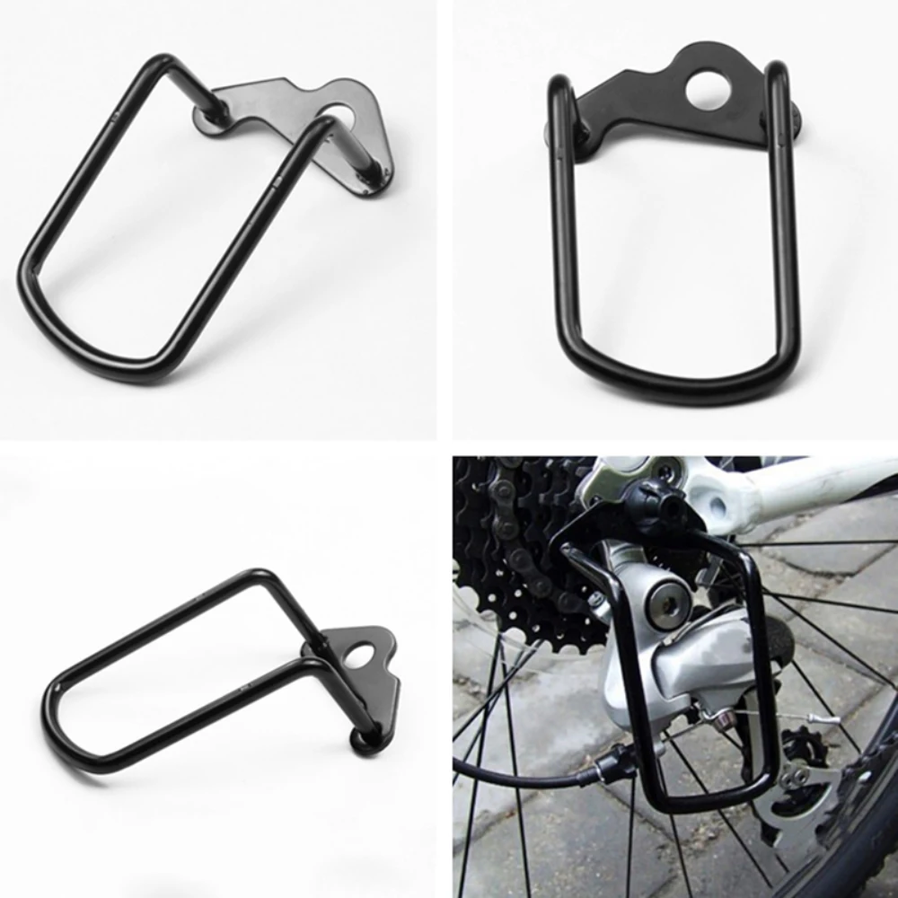 

Bicycle Transmission Protection Iron Frame Adjustable Steel Bicycle Rear Gear Derailleur Chain Guard Protector bike accessories