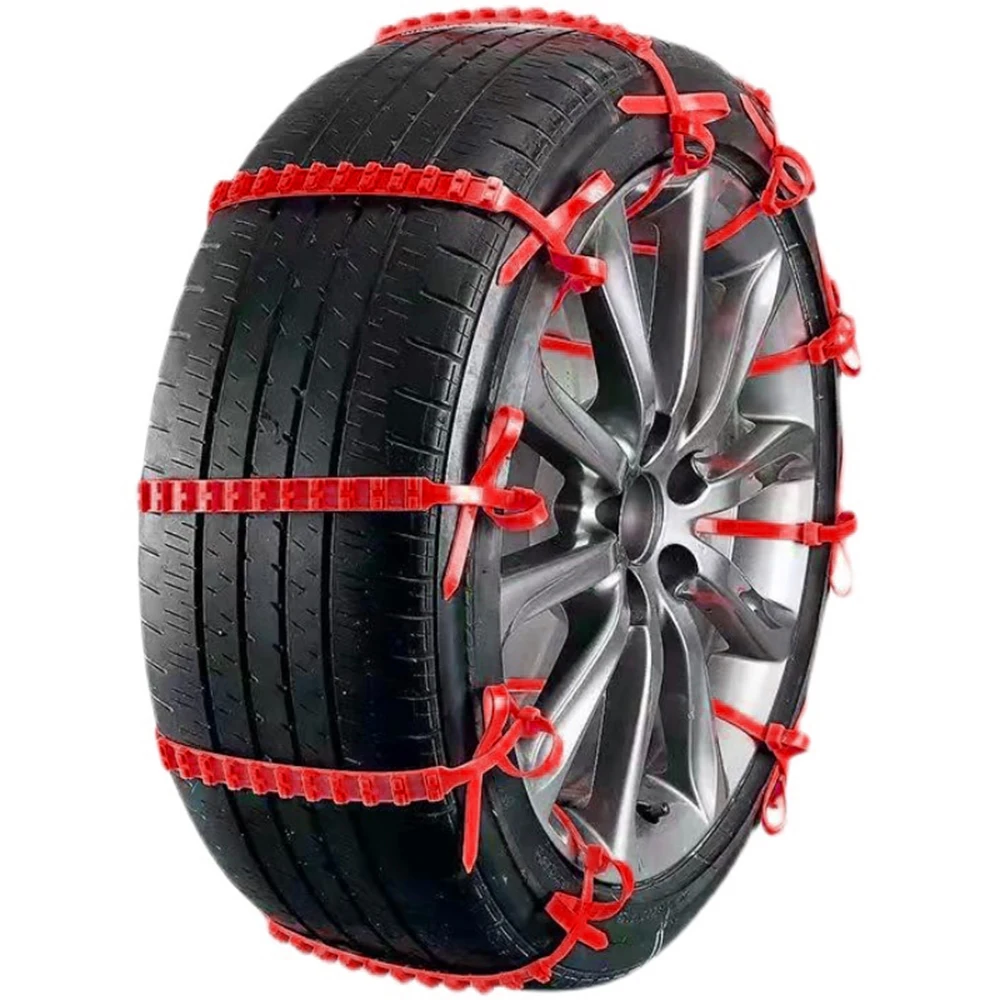 

10PCS Tire Wheels Snow Chains for Car Winter Tire Anti-Skid Chains Wheel Tyre Cable Belt Winter Outdoor Emergency Chain STC01