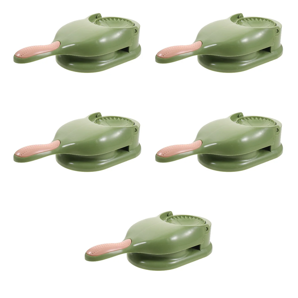 

5pcs Dumpling Presser Dumpling Wrapper Maker Dumpling Maker Press Kitchen Dumpling Skin Presser