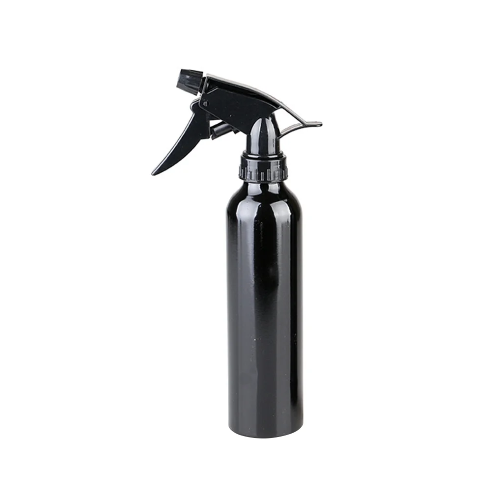 

250ML Black Aluminum Alloy Spray Bottle Empty Salon Water Sprayer Refillable Mist Atomizer Bottles Multifunctional Dispenser