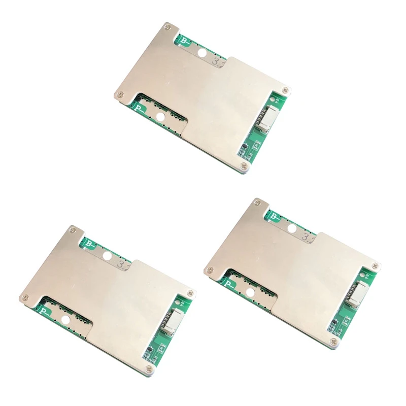 

3X 4S 12V 120A BMS Li-Iron Lithium Battery Charger Protection Board With Power Battery Balance