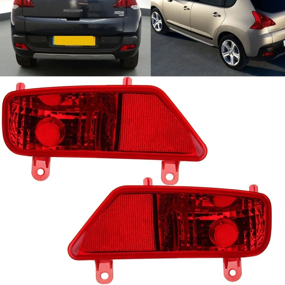 

New Rear Tail Bumper Fog Light Lamp Cover case Right /Left Side Passenger Driver side N/s For Peugeot 3008 2009-2016