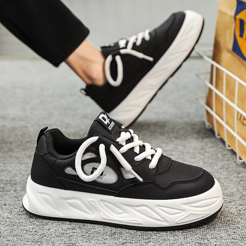 

Кроссовки мужские легкие на шнуровке, Повседневная Удобная Уличная обувь для ходьбы, большие размеры 39-44, 2023