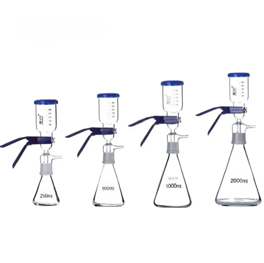 

250ml 500ml 1000ml Glassware Vacuum Filtration Membrane Buchner Funnel Flask Lab Device Solvent Filter High quality Ne