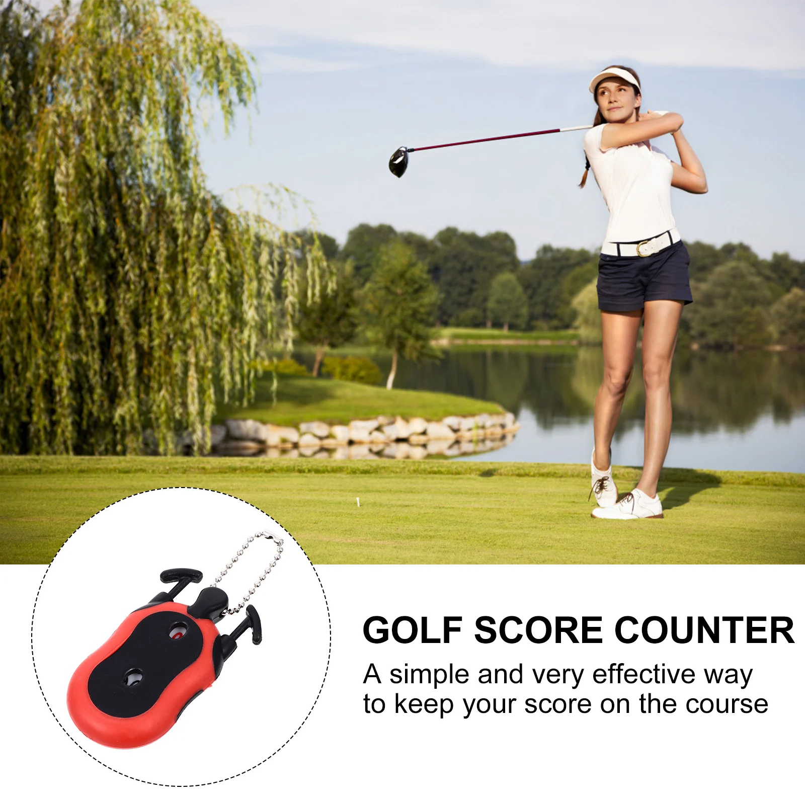 Клацаровщик для гольфа счетчик бомбардира устройство очков в гольфе инструмент