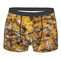 honey bees underpants breathbale panties man underwear ventilate shorts boxer briefs
