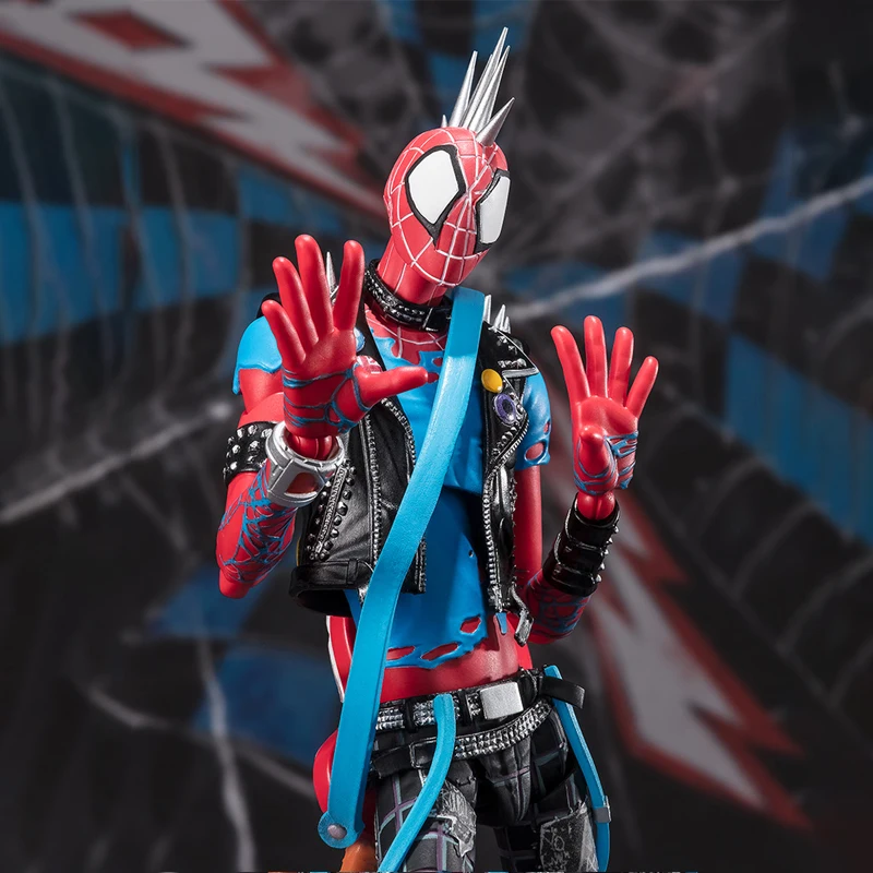 Горячая Распродажа фильма Marvel Burst Shf Человек-паук Crossbar космический панк Hobie может