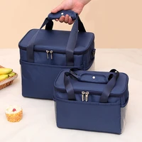 aluminum foil insulation bag lunch bag tote bag outdoor insulation bag oxford cloth lunch bag large capacity lunch box bag
