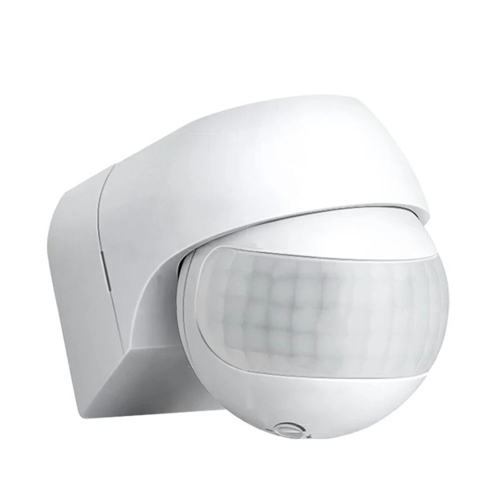 

IP44 Induction Switch LED Light Wall Mounted PIR Motion Sensor Security 180°Angle Detector 220-240V AC For Outdoor Lighting