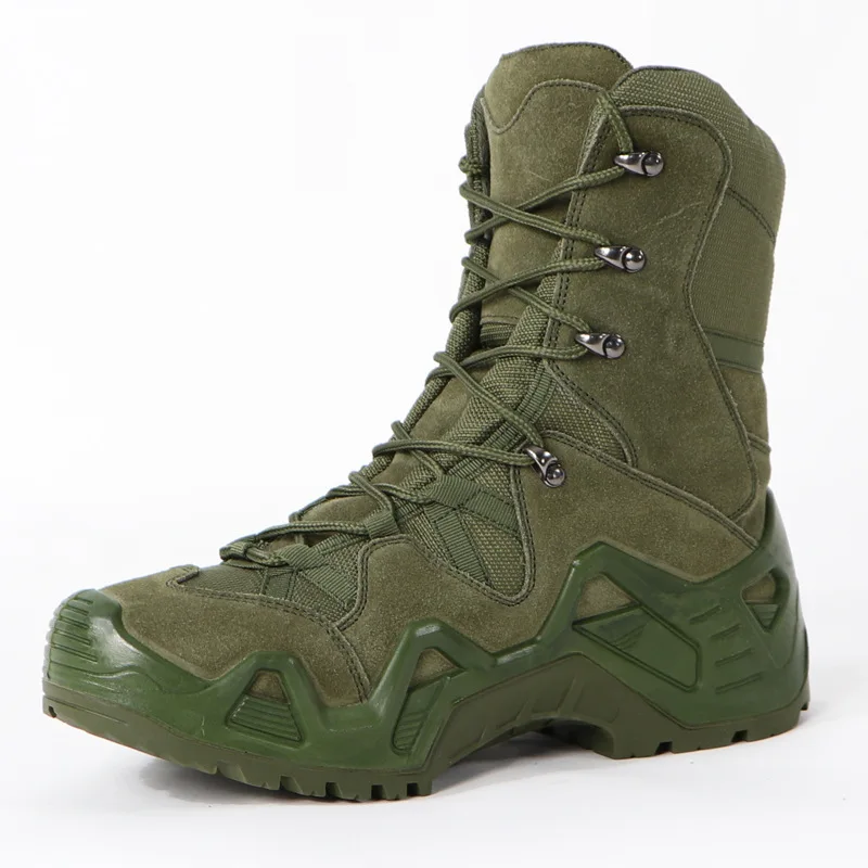 Waterproof Hiking Shoes Men High-top Military Boots Non-slip Hiking Boots High Quality Tactical Army Shoes Outdoor Trekking Boot