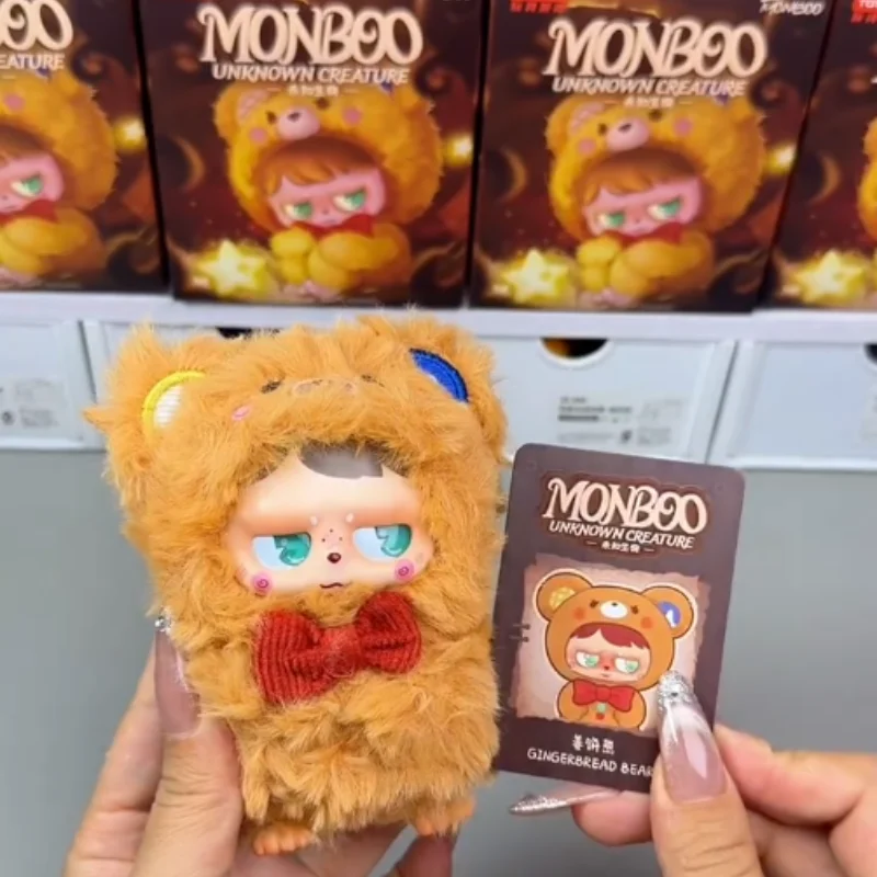 Фото НОВИНКА! Оригинальная серия TOYCITY New Monboo: плюшевые игрушки-сюрпризы, модные милые плюшевые куклы, брелоки для сумок, подарок для женщин. №5