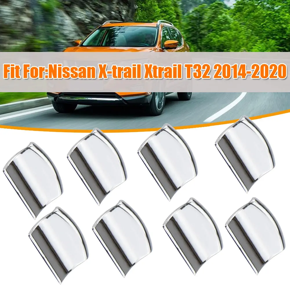 

7Pcs/Set ABS Chrome Car Window Lifter Switch Button Cover Trim for Nissan X-trail Xtrail T32 2014-2020 Interior Car Accessories