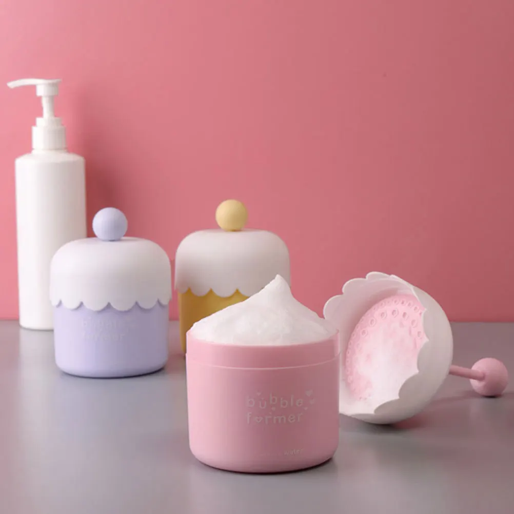 

2Pcs Manual Cleanser Foams Makers Bathroom Foaming Making Tools Foaming Cup Skin Care Soap Foam Make Shower Chic Bubble Former