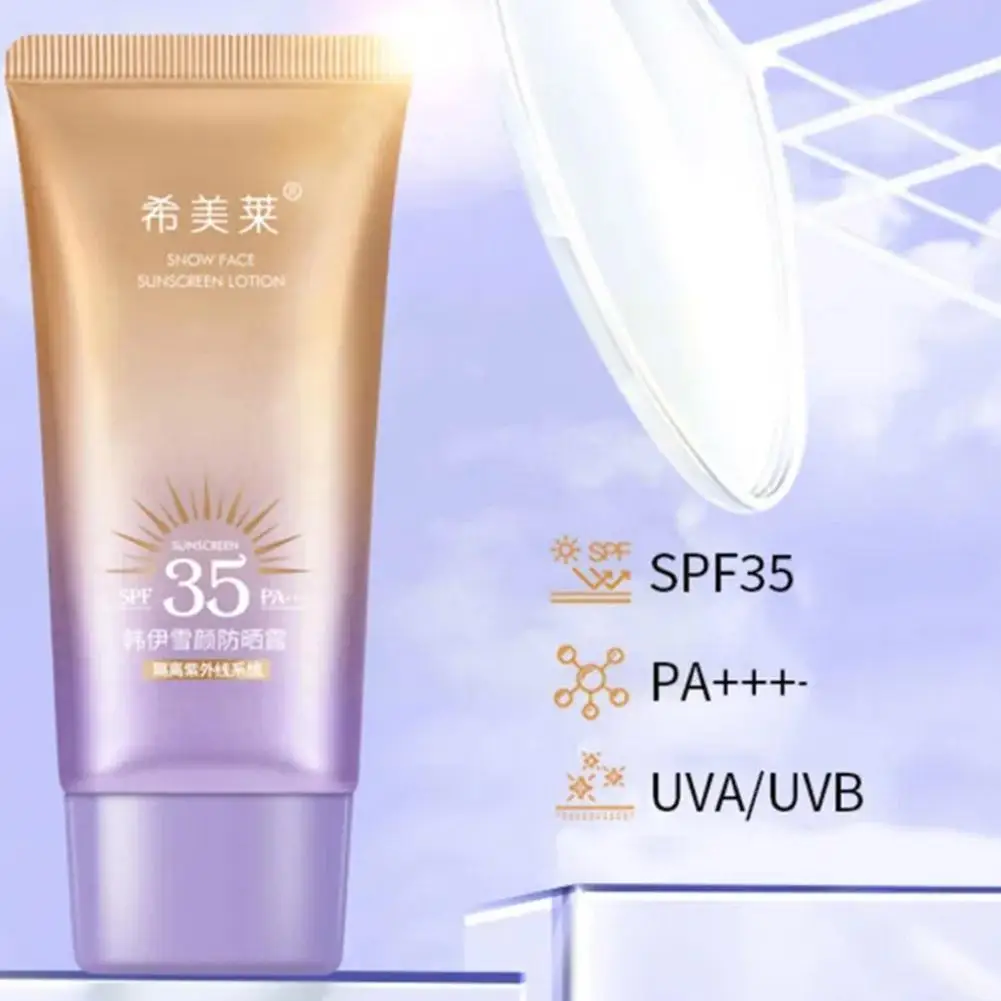 

SPF 35 Whitening Facial Sunscreen Cream Refreshing Sunscreen Lightweight Isolation Non Body greasy Moisturizing Oil-control I4X4